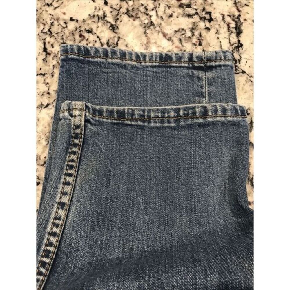 Levis 505 Stretch Jeans Regular Fit Straight Leg Measures 34x31 Great Condition - Picture 4 of 8
